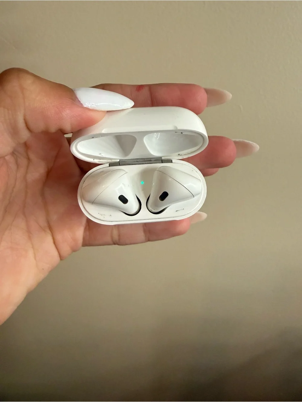 white airpods